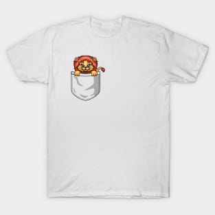 Cute Pocket lion T-Shirt